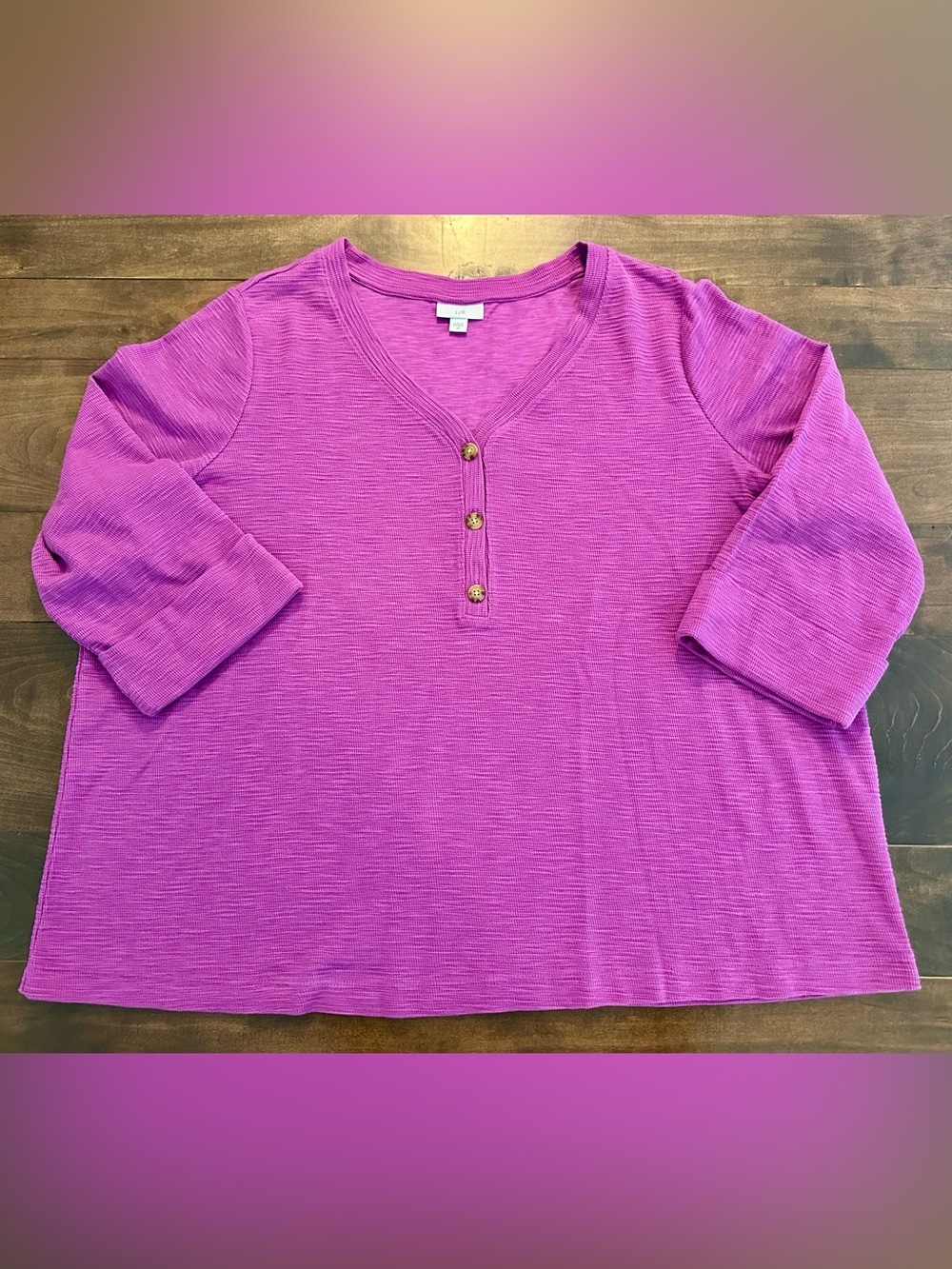🌟 J. Jill Vibrant Pink Knit Top